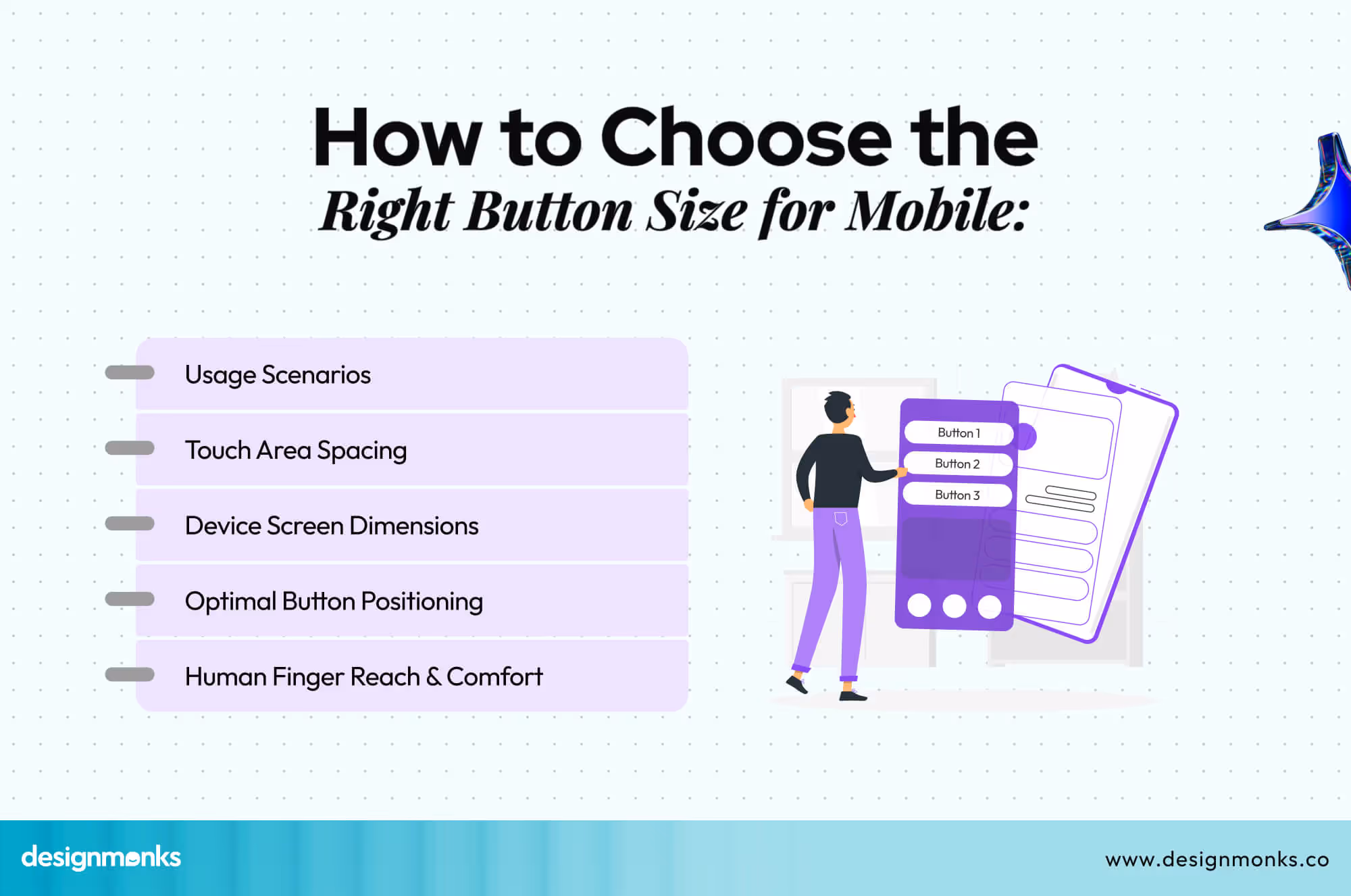 How to Choose the Right Button Size for Mobile